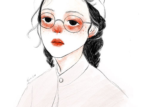 雀斑女孩:girl:（個(gè)人主頁(yè)-ZMjkzMjU0NDg=） - 創(chuàng)作習(xí)作 - 站酷設(shè)計(jì)師Coucou_yao原創(chuàng)素材 - 站酷ZCOOL