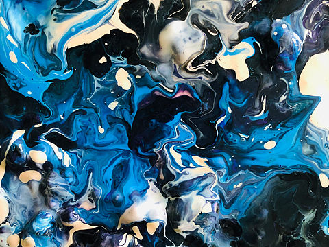 酷炫的流体画[z加油]