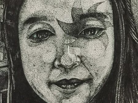 玻璃窗前的女子（个人主页-ZMTM1NzQ1MzI=） - 其他 - 站酷设计师小布点手绘原创素材 - 站酷ZCOOL