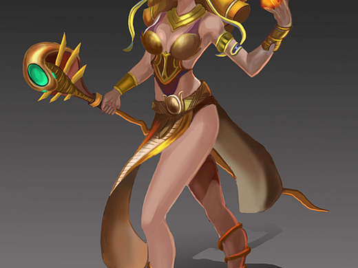 埃及艳后原画设计