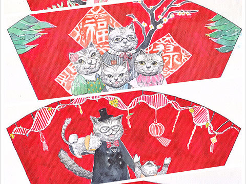 品牌女鞋kiss cat 展示背景图