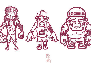 街头风涂鸦—关于篮球