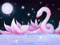 《雪莲》蛇年吉祥