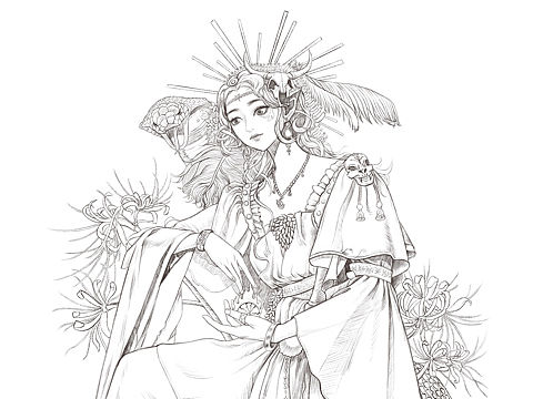 人物线描练习