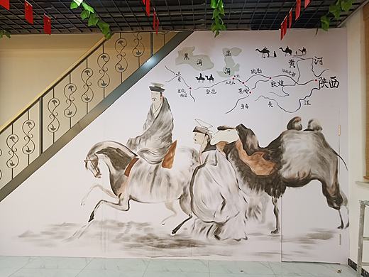 长春添彩墙绘制作