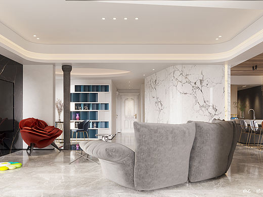 朴质的轻奢|定江洋|280㎡