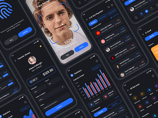 AllPay - Finance, Banking, & E-Wallet App UI Kit