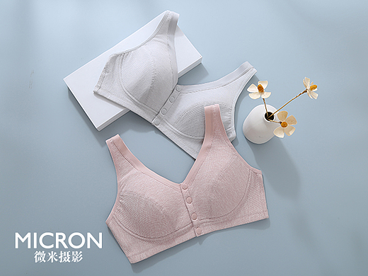 内衣拍摄平铺拍摄老人款内衣拍摄拍摄工作室文胸拍摄