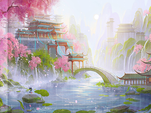 山水场景