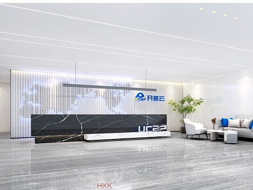 华可可办公设计 | 东莞开普云信息科技办公室装修设计