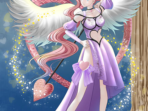 原创插画 ｜爱心天使‘