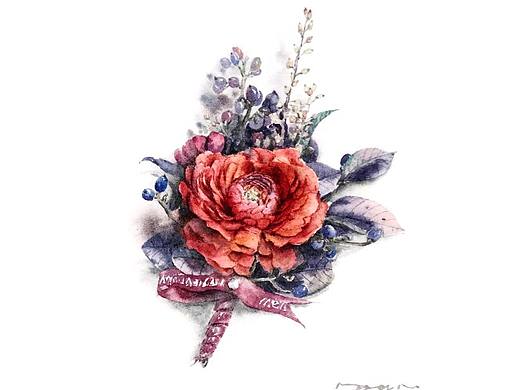 水彩——花束篇