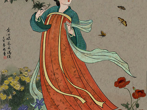 《江畔独步寻花》古诗插图