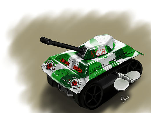 铁皮玩具(坦克)