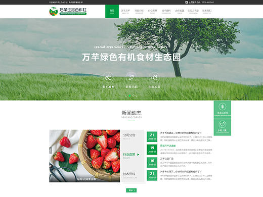 企业官网首页新闻中心绿色农业