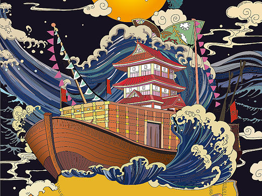 临摹的站酷的一位大神的插画