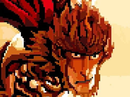 《大圣归来》海报像素画