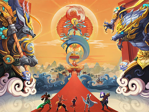 英雄联盟狗年新年海报