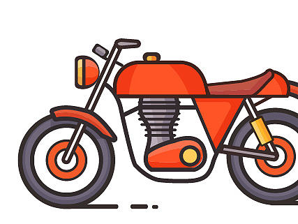 鼠绘习作  摩托车  icon