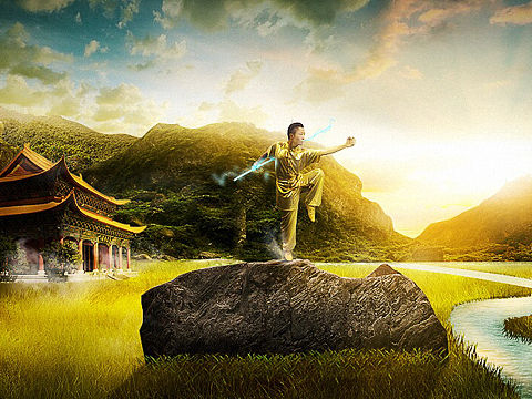 武术遇上后期合成（个人主页-ZMjQxNjgzOTY=） - 修图/后期 - 站酷设计师会武术的小潮男原创素材 - 站酷ZCOOL