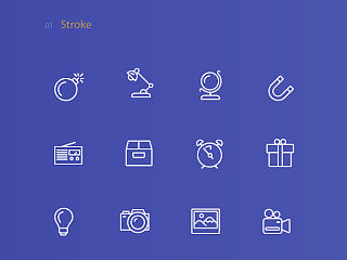 源文件下載-AI繪制常用線性圖標(biāo)（個(gè)人主頁(yè)-ZNzU1MDUzMg==） - 圖標(biāo) - 站酷設(shè)計(jì)師橙子小姐姐原創(chuàng)素材 - 站酷ZCOOL