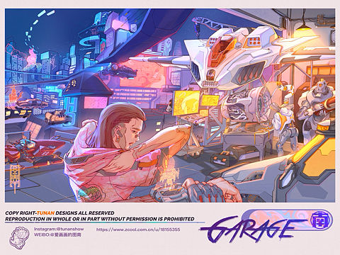 [Cyber punk city]