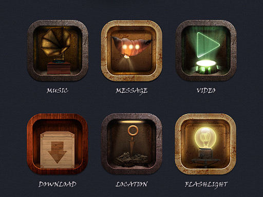 动画片“9”的写实icon