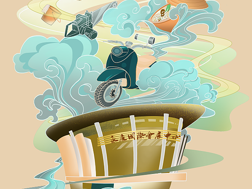 永康印象（个人主页-ZNDIzMjc2ODg=） - 商业插画 - 站酷设计师Juviv原创素材 - 站酷ZCOOL