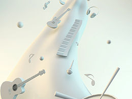 C4D臨摹—樂隊的夏天