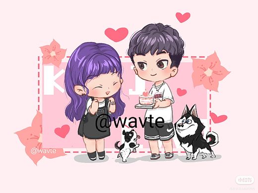 板繪｜情侶（個人主頁-ZNTE3MTg0MzY=） - 創(chuàng)作習(xí)作 - 站酷設(shè)計師wavte原創(chuàng)素材 - 站酷ZCOOL