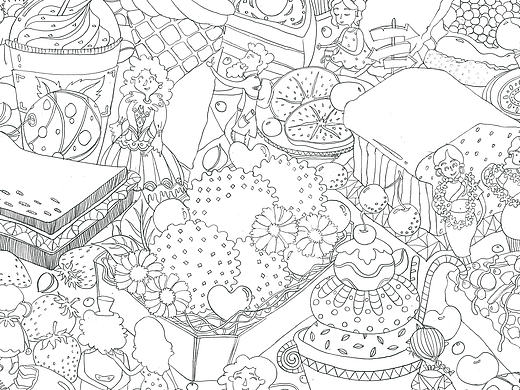 【儿童插画】去年不是流行秘密花园吗？