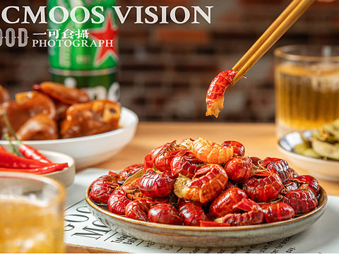 辣卤小龙虾调料拍摄