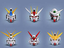 -几个高达脑袋-