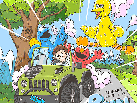 郑开心大魔王✖️芝麻街