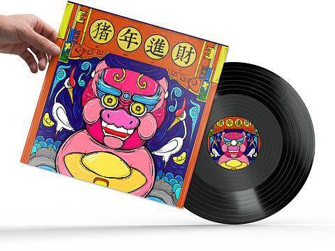 猪年进财（个人主页-ZMzQwNjk4NDA=） - 图案 - 站酷设计师梵上行原创素材 - 站酷ZCOOL