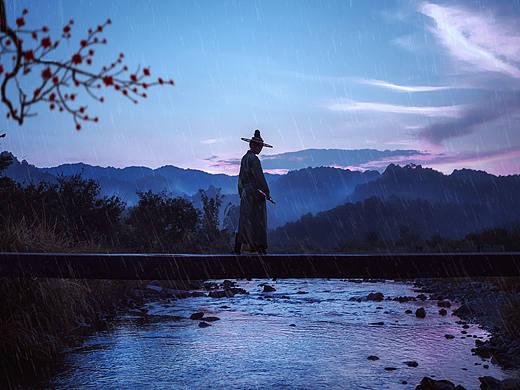 雨中江湖