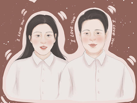 全家福插画/procreate绘画