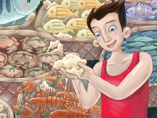 儿童绘本内页（个人主页-ZNjAxNzMzMjQ=） - 儿童插画 - 站酷设计师小不点泡泡的小屋原创素材 - 站酷ZCOOL