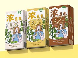 好味道一點(diǎn)點(diǎn)——開鑫濃豆乳包裝設(shè)計(jì)