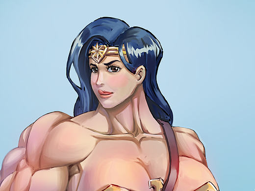 没有肌肉，打什么小怪兽