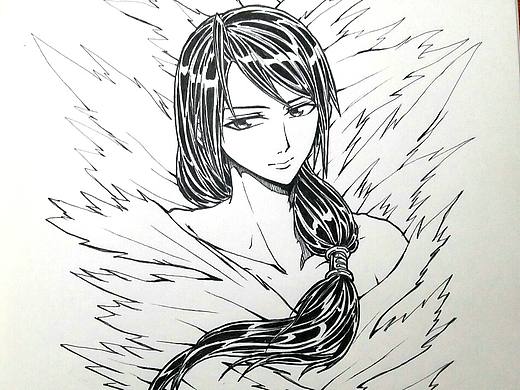 手繪黑白動漫人物（個人主頁-ZMjg5MjY0MDg=） - 單幅漫畫 - 站酷設(shè)計師幻MABOLOXI原創(chuàng)素材 - 站酷ZCOOL