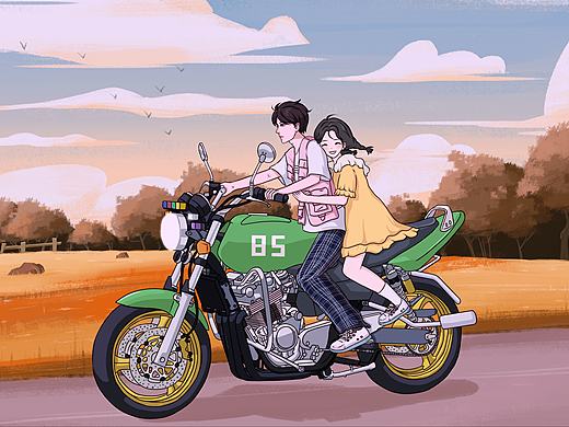 有一天我梦到王一博骑摩托带我兜风