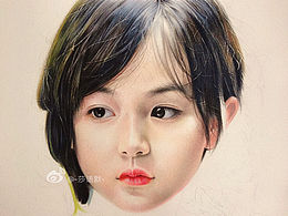 彩铅手绘刘楚恬