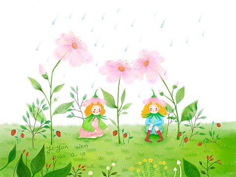 花园里的小精灵