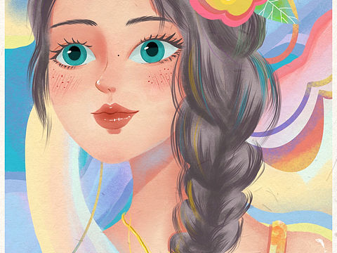 少女插画