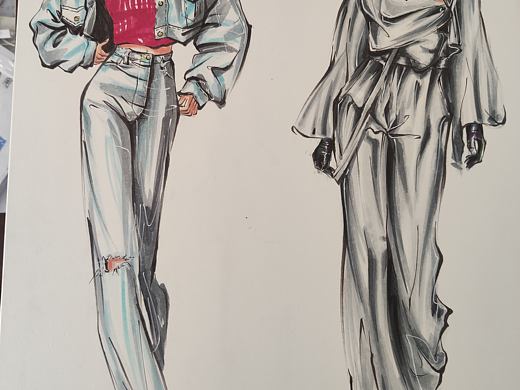 服装画手绘