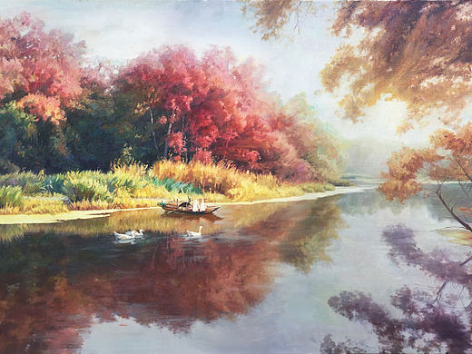 风景 油画