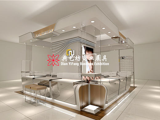 化妆品展柜店面设计