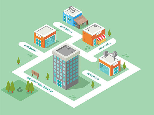 isometric 地图
