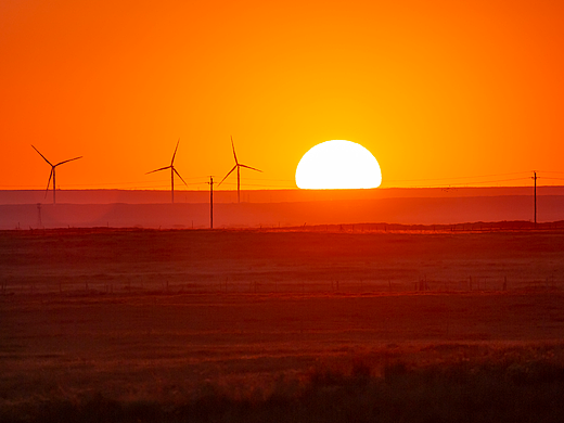 2023年夏季的鄂尔多斯草原夜色